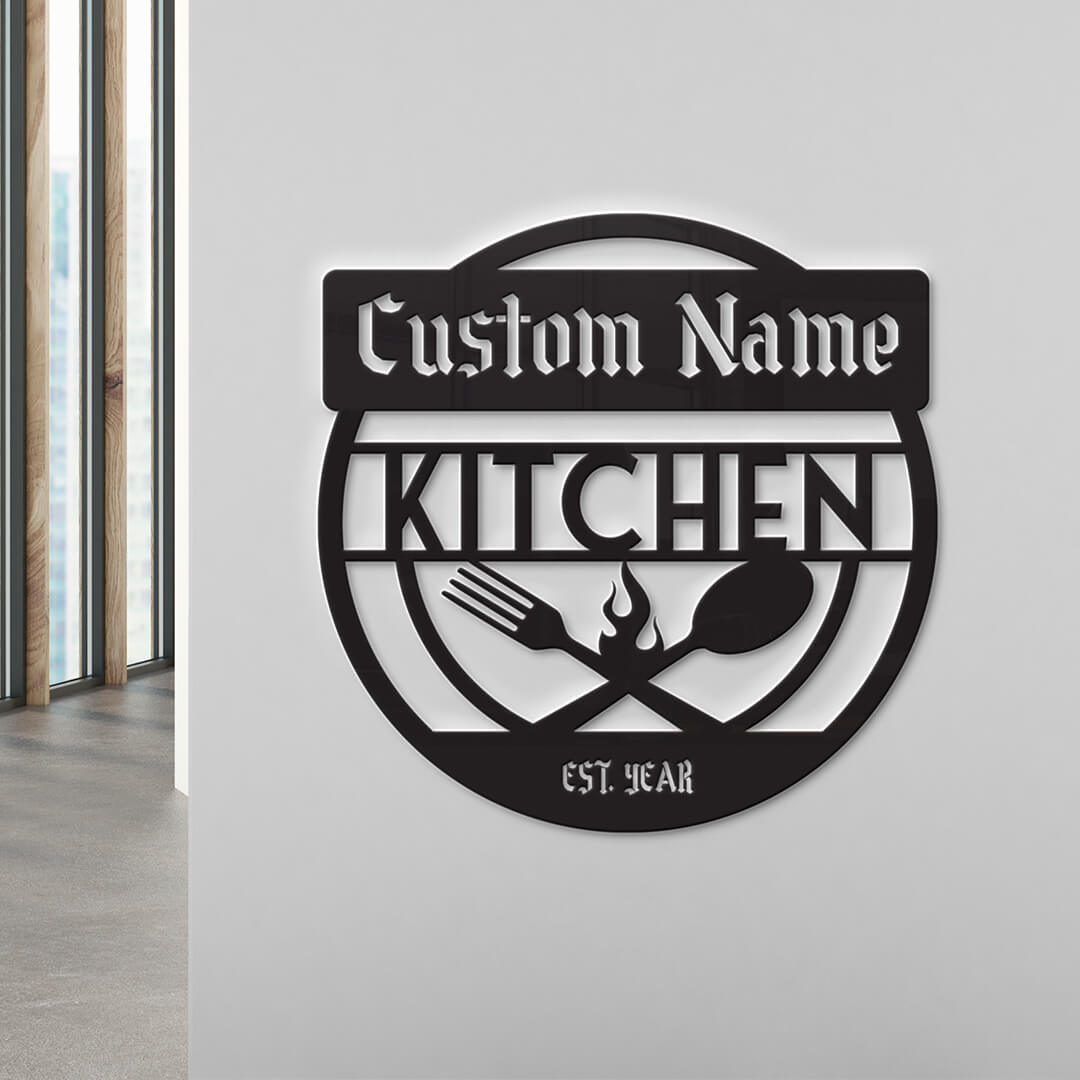 Kitchen Customizable Metal Sign