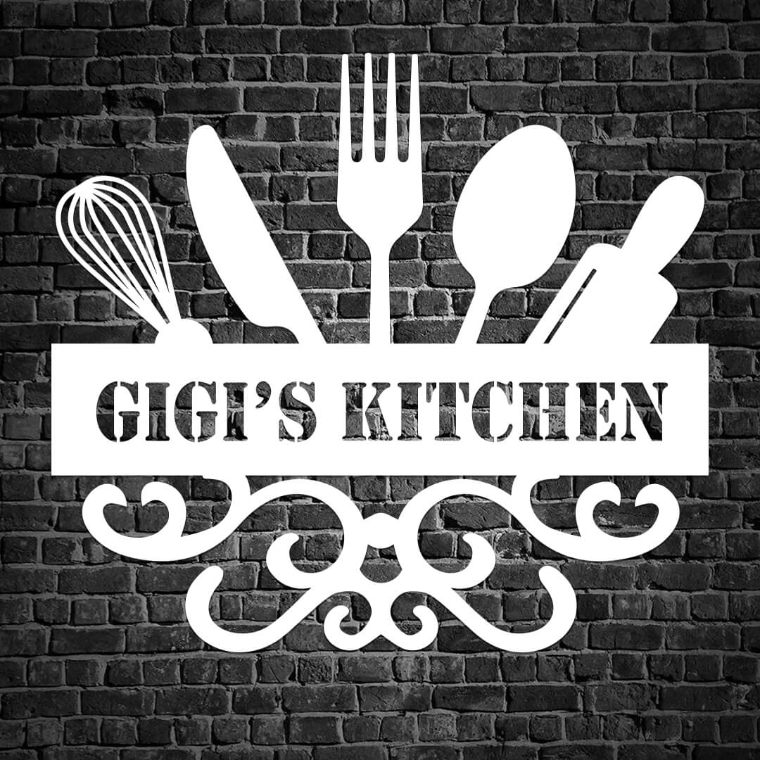Stunning Kitchen Customizable Metal Sign