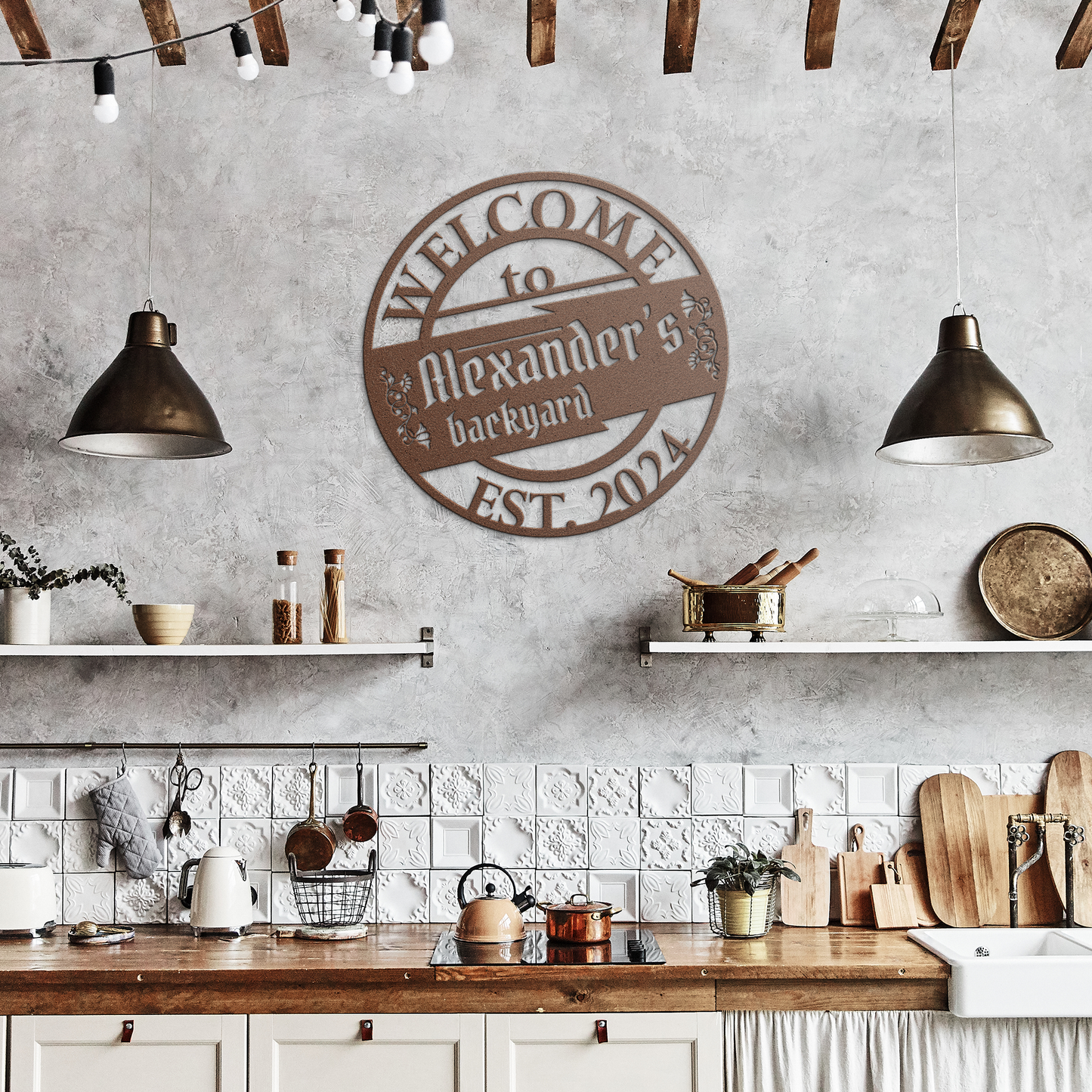 Alexanders_BackYard_BBQ_Metal_Sign_Copper_Rustic_Kitchen_Mockup.png